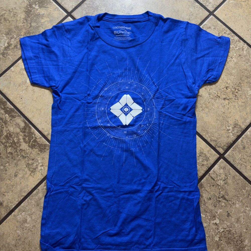 Bungie Lootgaming Tshirt Destiny 2 Large Blue  EUC  Ghost D2